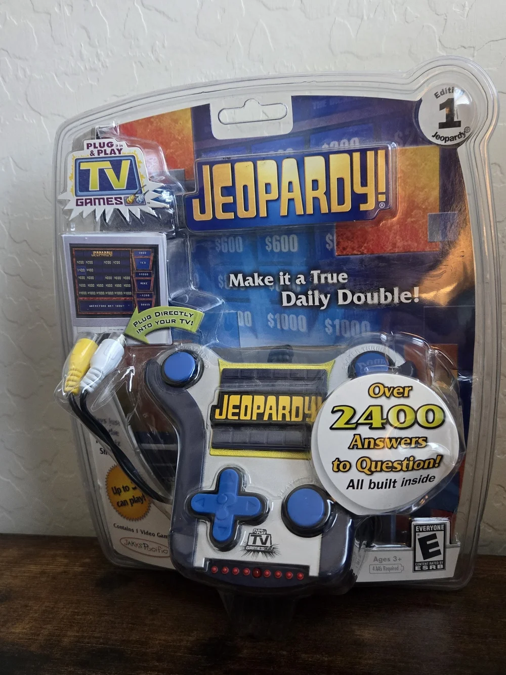 Jakks Pacific Jeopardy Plug & Play TV Game 1st Edition NIB New Factory Sealed 20